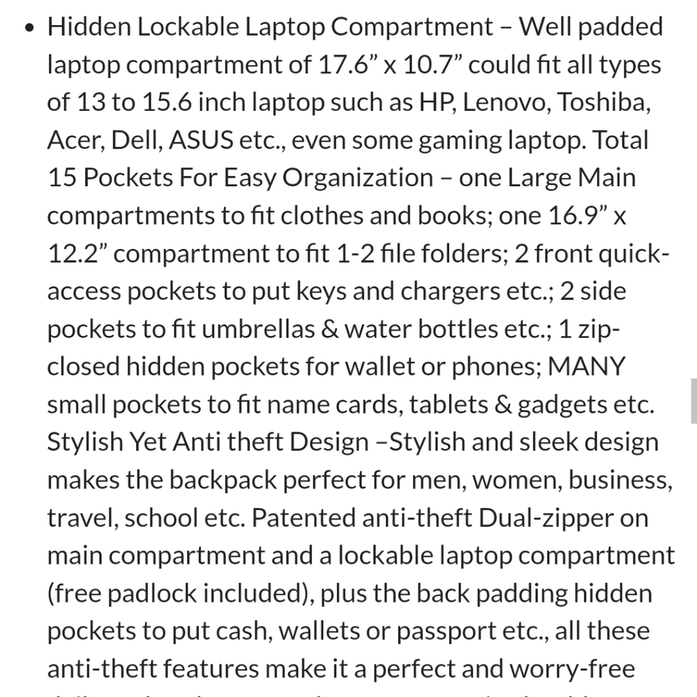 Laptop Backpack - Picture 6 of 8